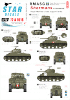 Star Decals 72-A1016 RMASG Sherman. Royal Marines Support tanks in Narmandie 1/72